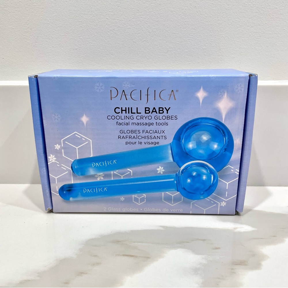 🟣2/$20 NEW Pacifica Chill Baby Cooling Cryo Globes Facial Massage Tools